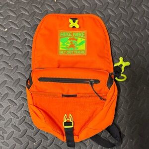 Nike orange waist belted bag